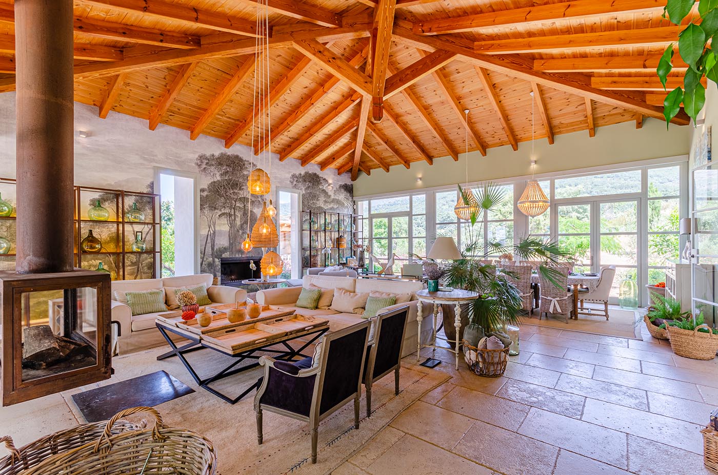 Stunning open plan living and dining area